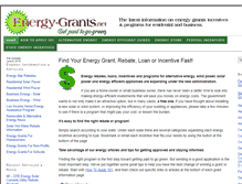 Tablet Screenshot of energy-grants.net